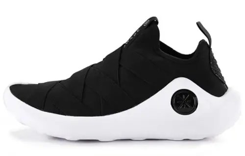 LiNing Wade Series Wade Way Low-top Retro Basketball Shoes Women's Black and White