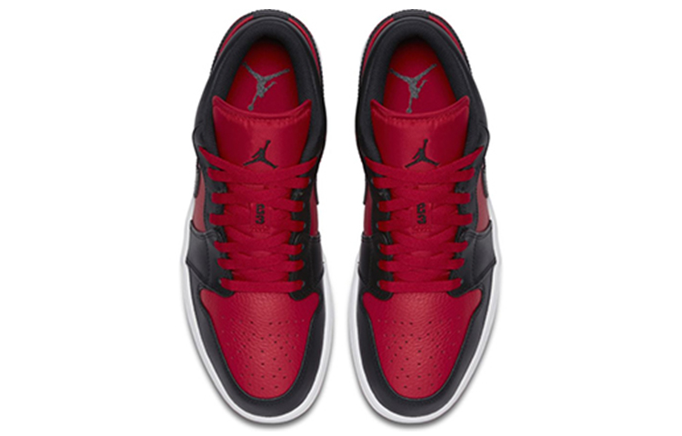 Мужские кроссовки Jordan Air Jordan 1 Low Gym (красно-черные) — Красный / чёрный — фото 4