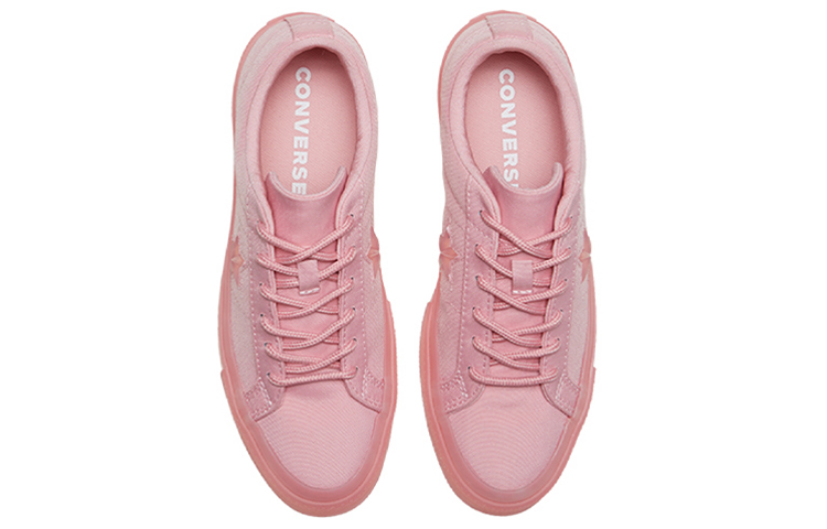 Женские кеды Converse One Star (розовые) — фото 4