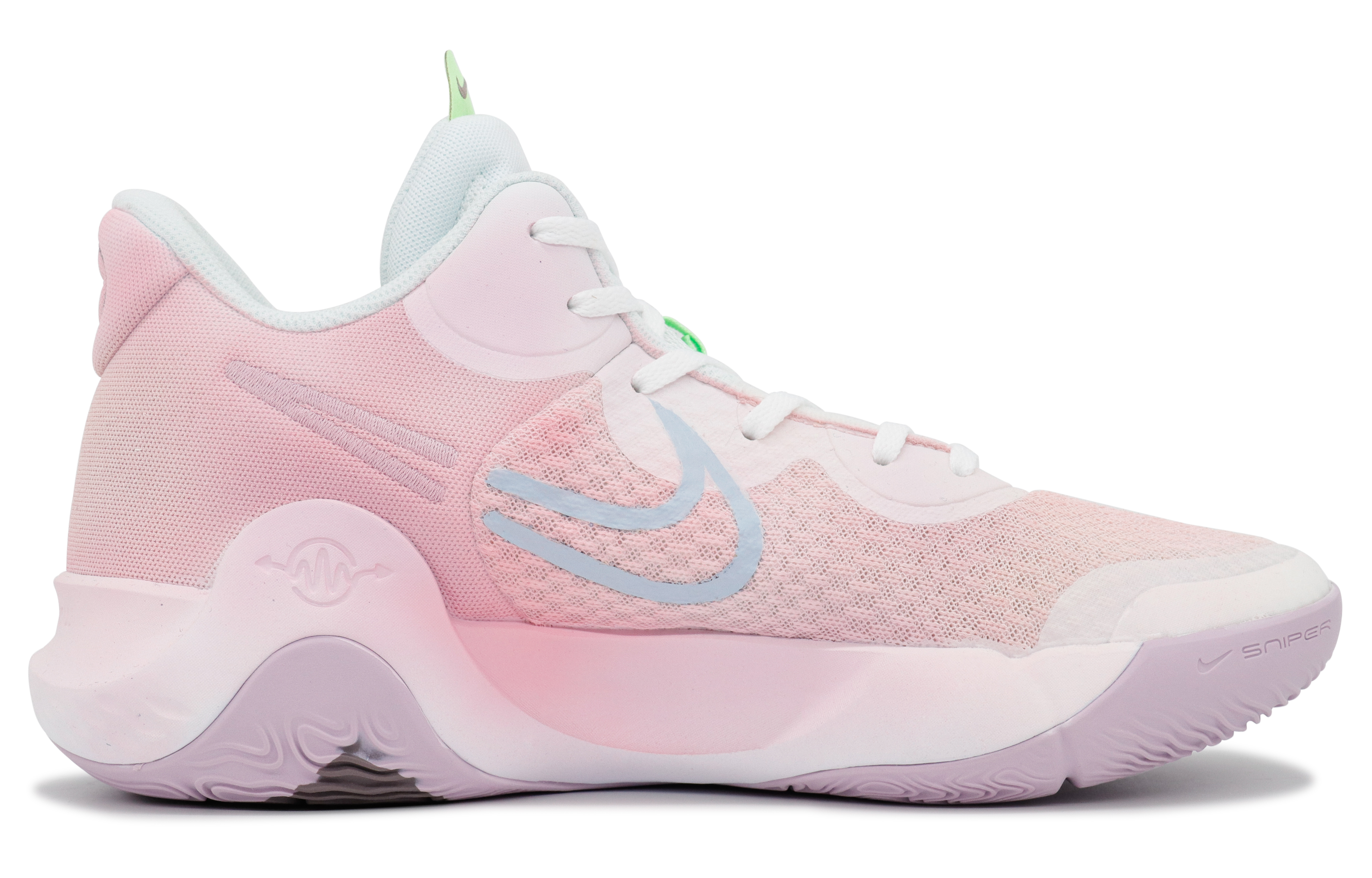 Nike KD Trey 5 IX Vintage Basketball Shoes Unisex Mid Top Pink