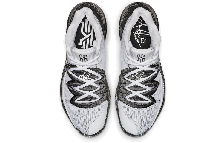 Мужские кроссовки Nike Kyrie 5 OG (черно-белый) — Чёрныйбелый — фото 3