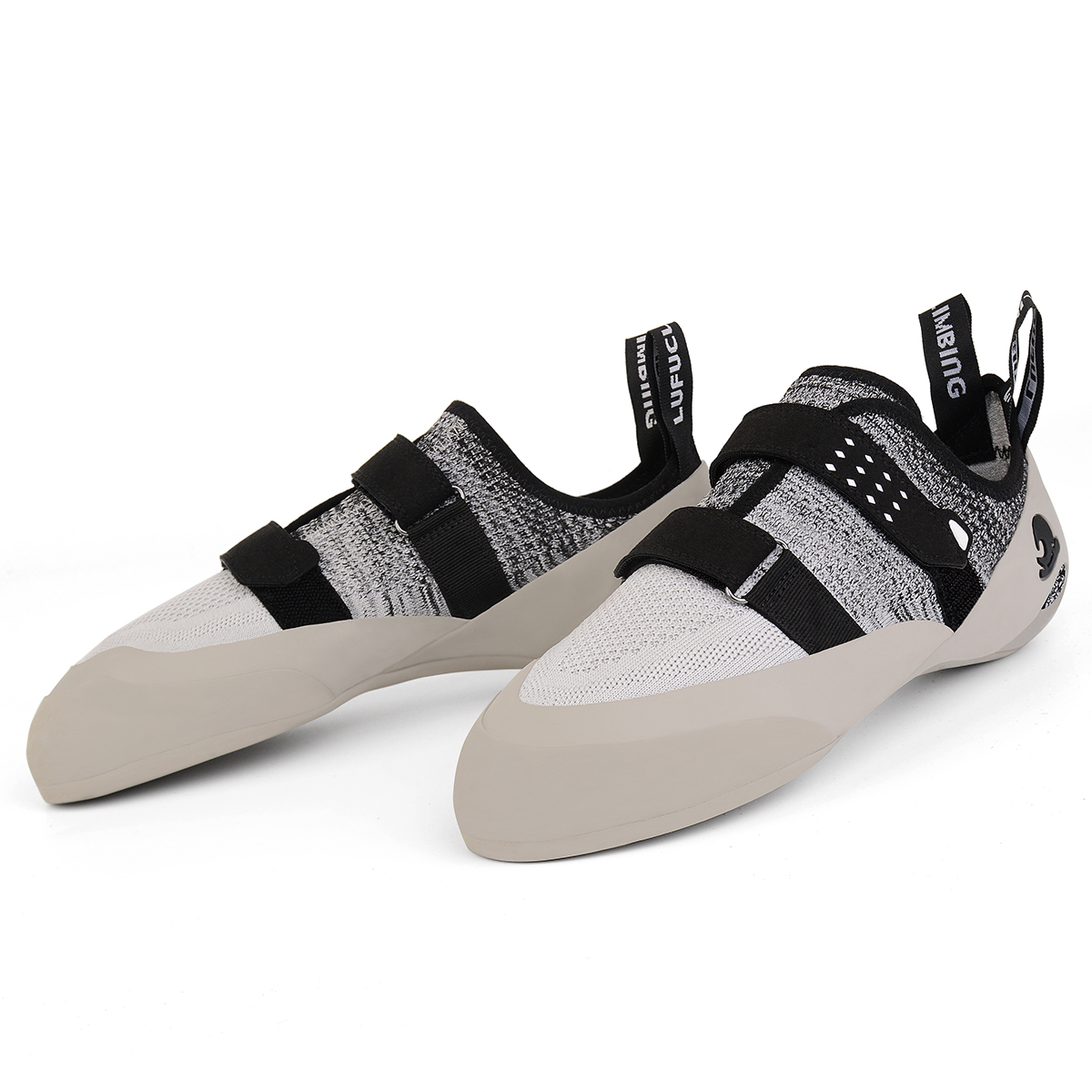 LUFU Low top Rock Climbing Shoes Unisex Light Gray