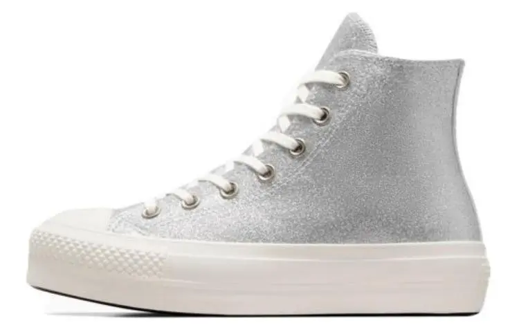 Converse Chuck Taylor All Star Lift Hi 'Silver' Women's
