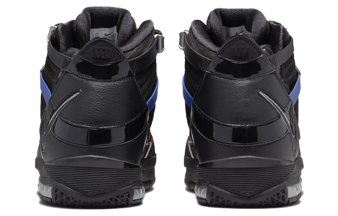 Мужские кроссовки Nike Lebron 3 (черно-красно-синие) — Чёрный / красный / синий — фото 5