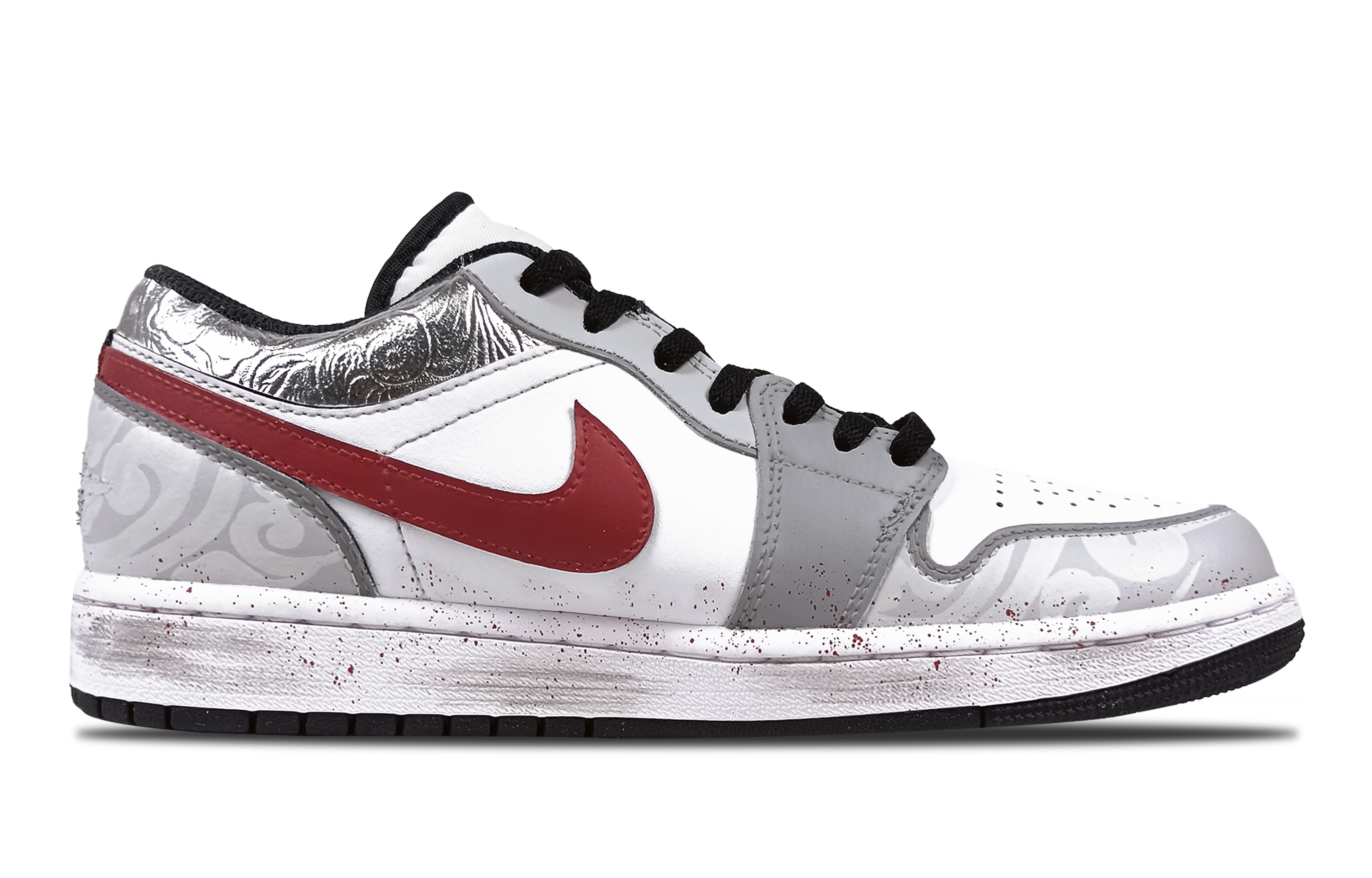 Jordan Air Jordan 1 Year Of The Snake Auspicious Clouds Leather Cushioning Slip Resistant Cushioning Slip Resistant