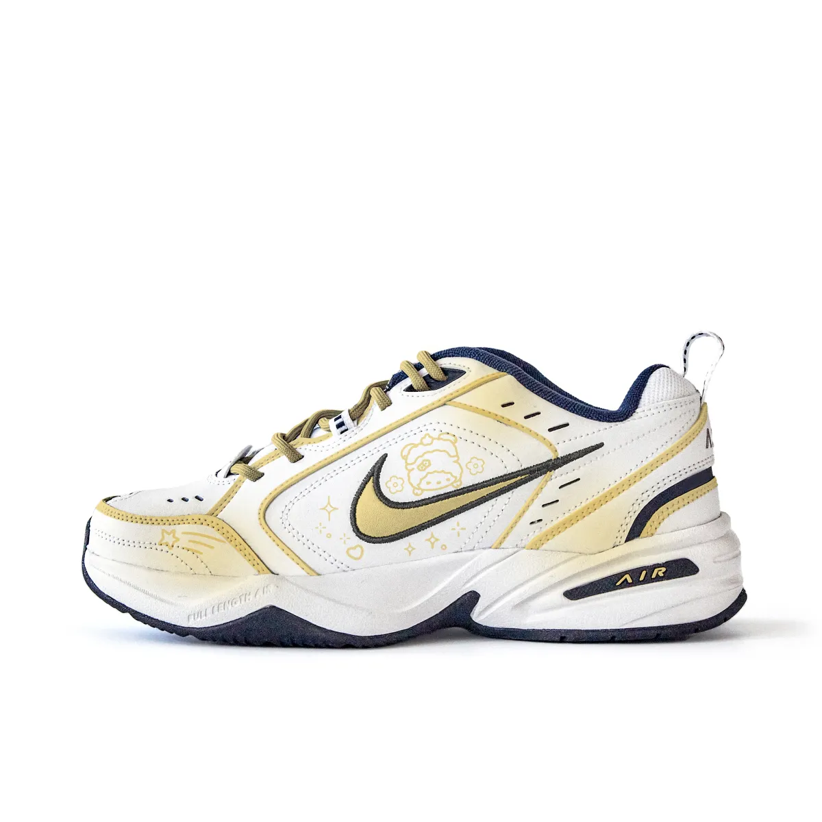 Nike Air Monarch 4 Slip Resistant Abrasion Resistant Slip Resistant Abrasion Resistant Low top Chunky Sneakers Unisex