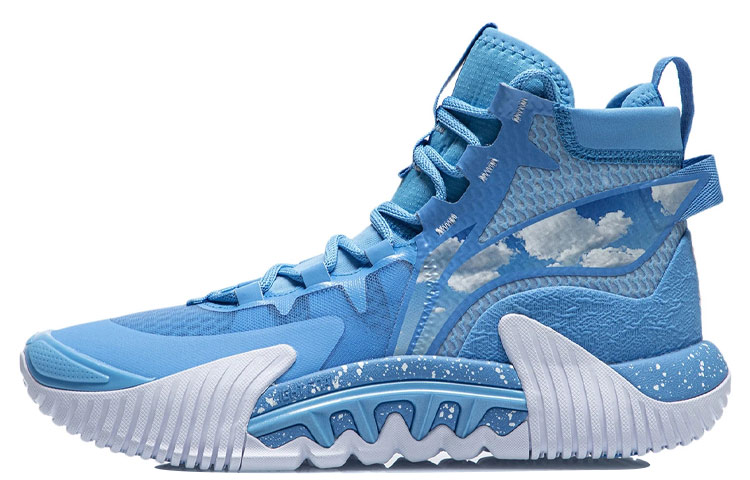 Li Ning Badfive 2 High top Performance Basketball Shoes Men’s Blue