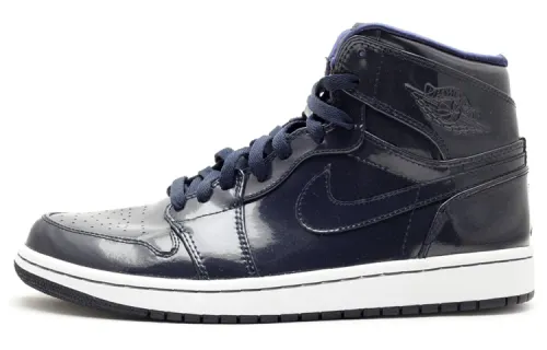 Jordan 1 Retro High Patent Dark Obsidian