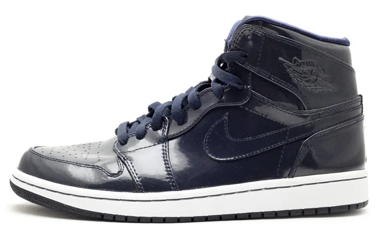 Jordan 1 Retro High Patent Dark Obsidian
