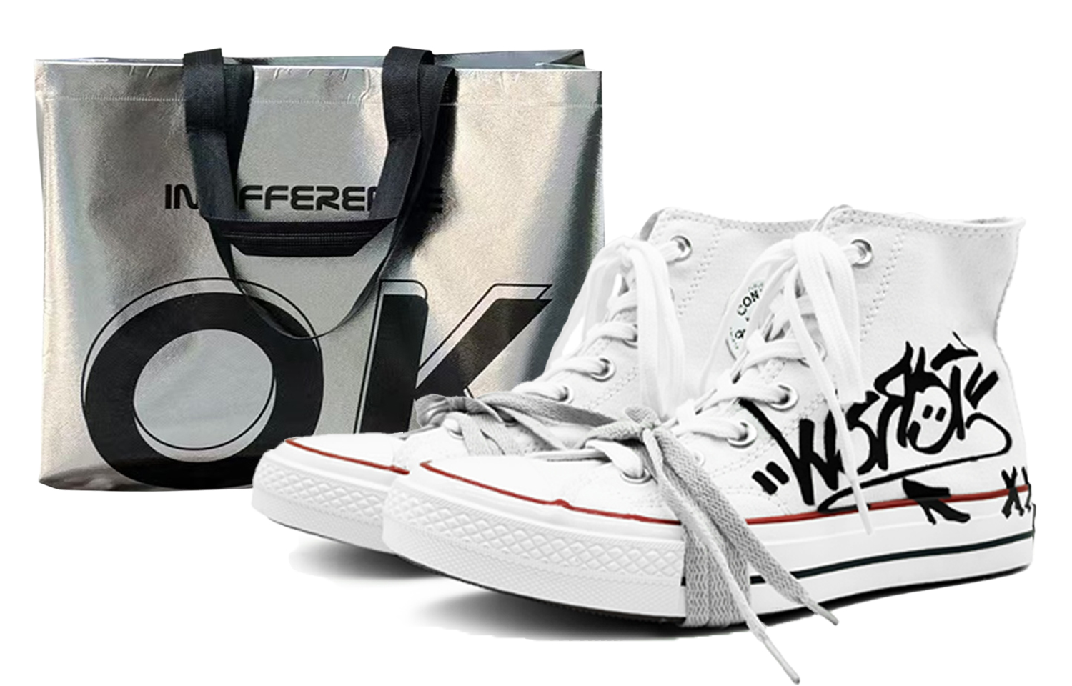 Converse 1970s Chuck Taylor High top Canvas Shoes Unisex Black White