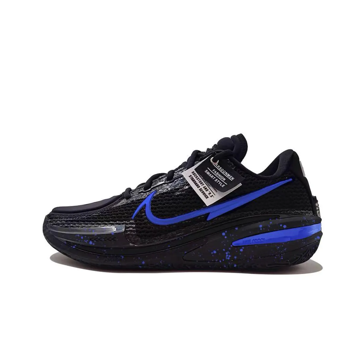 Nike Air Zoom GT Cut Blue Fox Low top Basketball Shoes Unisex Black Blue