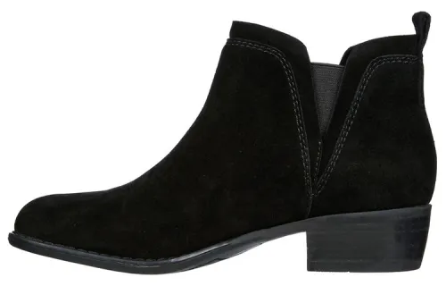 Skechers Texas Rodeo Night Leather Ankle Length Chelsea Boots Women's Black