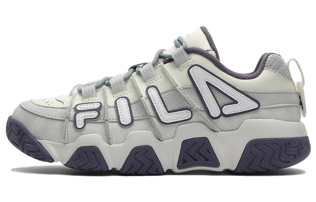 FILA FUSION BUSTER Puffy Shoes Abrasion Resistant Low top Basketball Shoes Women's Gray