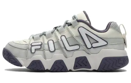 FILA FUSION BUSTER Puffy Shoes Abrasion Resistant Low top Basketball Shoes Women's Gray