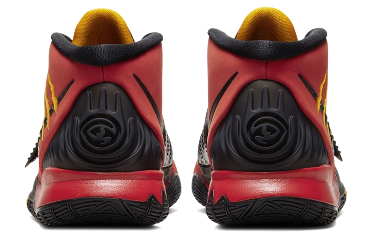 Кроссовки Nike Nike Kyrie 6 "Bruce Lee" 6 (черно-красные) — фото 5