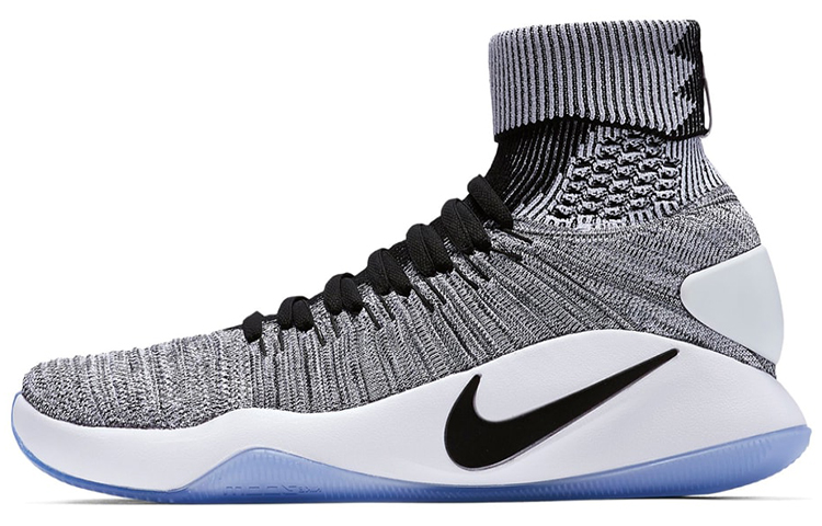 Мужские кроссовки Nike Nike Hyperdunk 2016 Flyknit Oreo (черно-белые)
