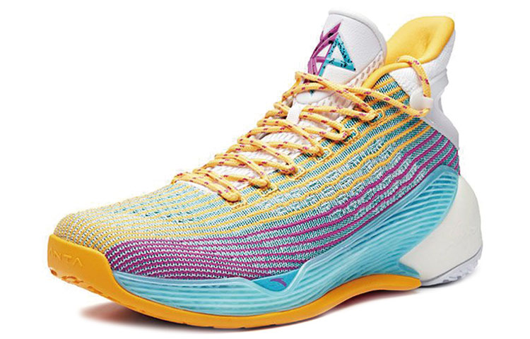 Anta KT4 Thompson 4 ‘Purple Blue’ Slip Resistant, Abrasion Resistant, Breathable High top Basketball Shoes Men’s