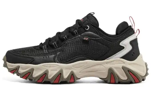 Skechers Wildfire Shoes Outdoor Casual Low top Chunky Sneakers Men's Black