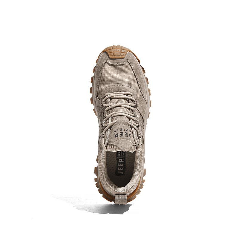 JEEP SPIRIT Low top Hiking Shoes Men’s Natural Deer