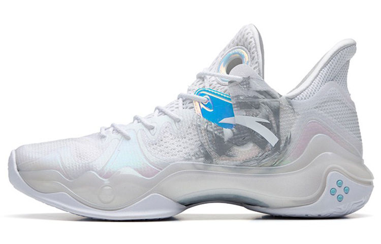 Anta Shock Wave 4 Nitrogen Technology Cushioning Slip Resistant Abrasion Resistant Coverage Support Low top