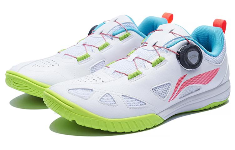 Li Ning Mage ESS Comfortable Abrasion Resistant Breathable Low top Training Shoes Unisex White Red