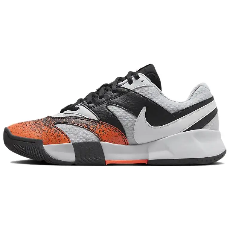 Nike Court Lite 4 Premium Pure Platinum Black Hyper Crimson White