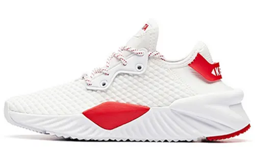 ANTA Chunky Sneakers Women's Low Top White/Red