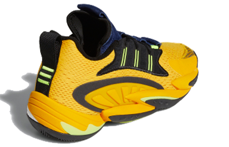 Мужские кроссовки adidas originals Crazy BYW X 2.0 (черно-желтые) — фото 3