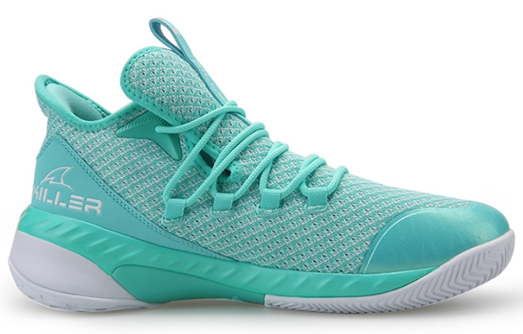 PEAK Slip Resistant Abrasion Resistant Mid top Performance Basketball Shoes Men's Green