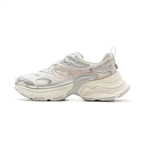 Li Ning Xingji Low top Chunky Sneakers Women's White Silver