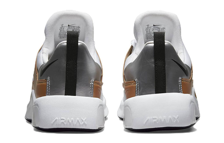 Женские кроссовки Nike Air Max Bella TR (бело-золотые) — Белый / золотой — фото 5