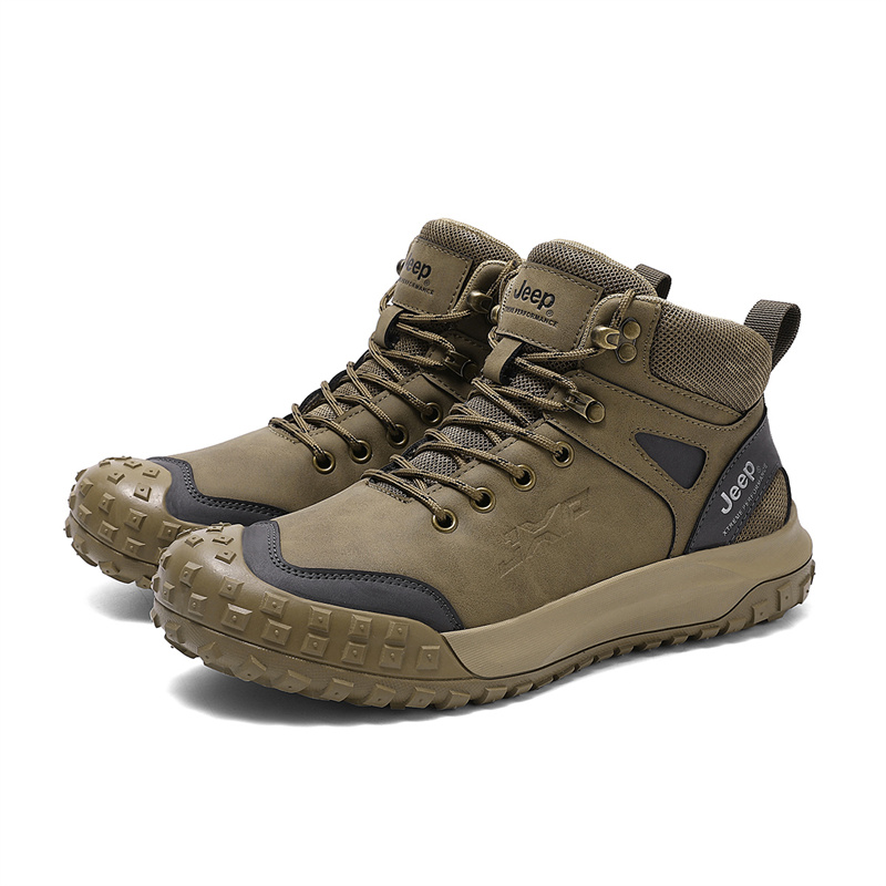 Jeep High top Hiking Shoes Men’s Khaki