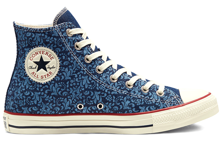 Кеды Converse Chuck Taylor All Star (сине-белые) — Синий / белый — фото 2