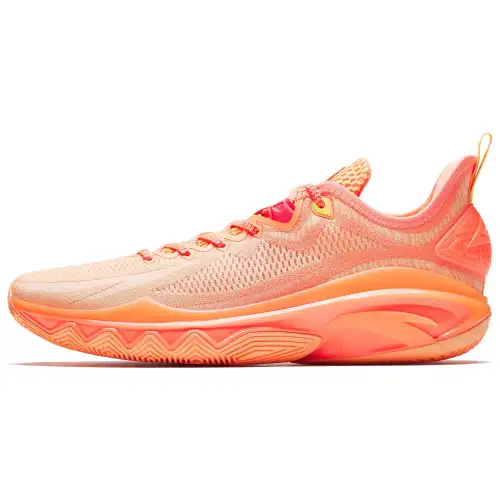 Anta Swagger 2 Sun Orange Cushioning Abrasion Resistant Rebound Low top Basketball Shoes Men's Orange Red