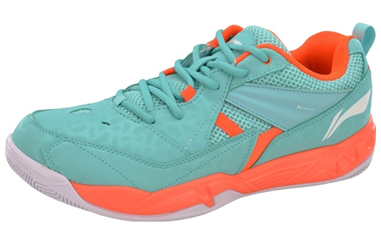 Li Ning Koba Cushioning Abrasion Resistant Cushioning, Wear Resistant Low top Badminton Shoes Unisex Electric Blue