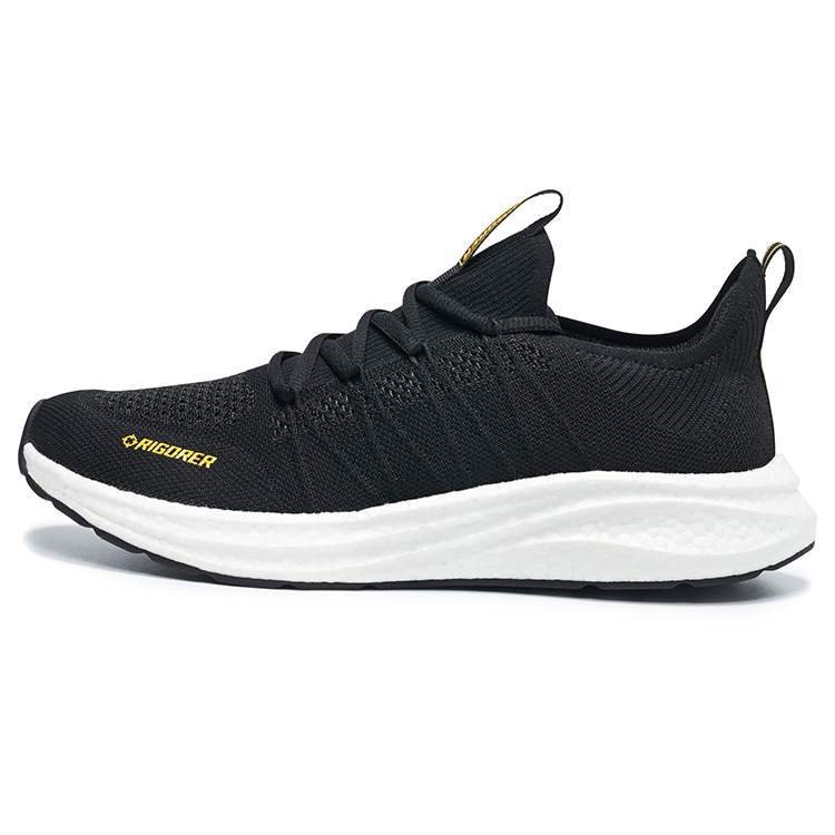 RIGORER Breathable And Lightweight Low top Training Shoes Unisex Night Black