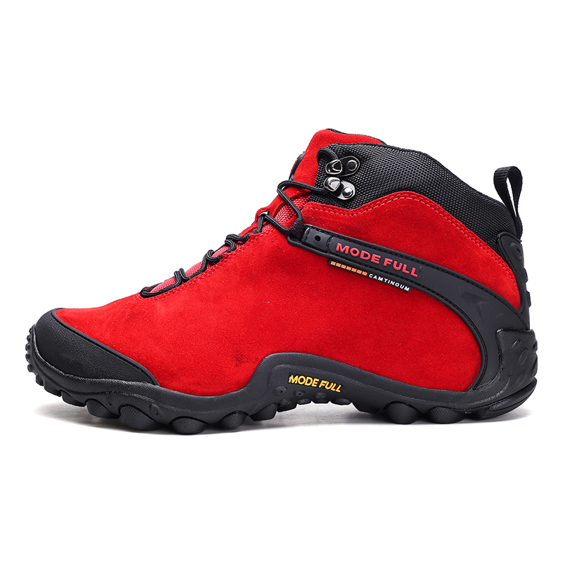 MODE FULL Outdoor Cushioning Slip Resistant Abrasion Resistant Waterproof Support Impact Resistant Mid top