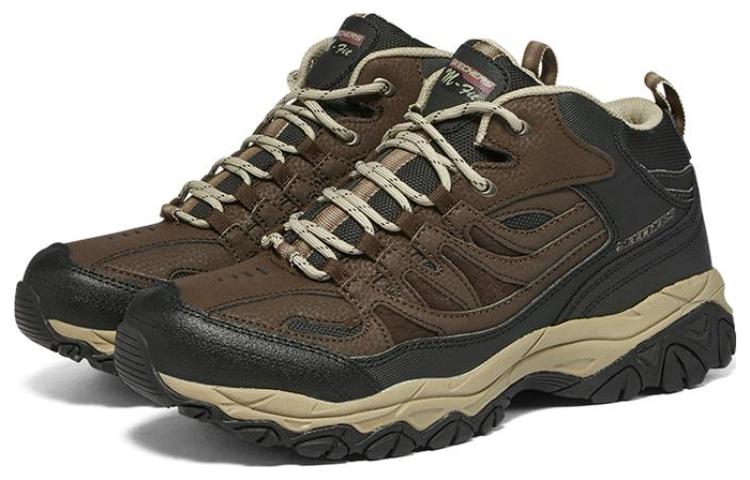 Skechers After Burn Memory High top Outdoor Shoes Men’s Brown Black