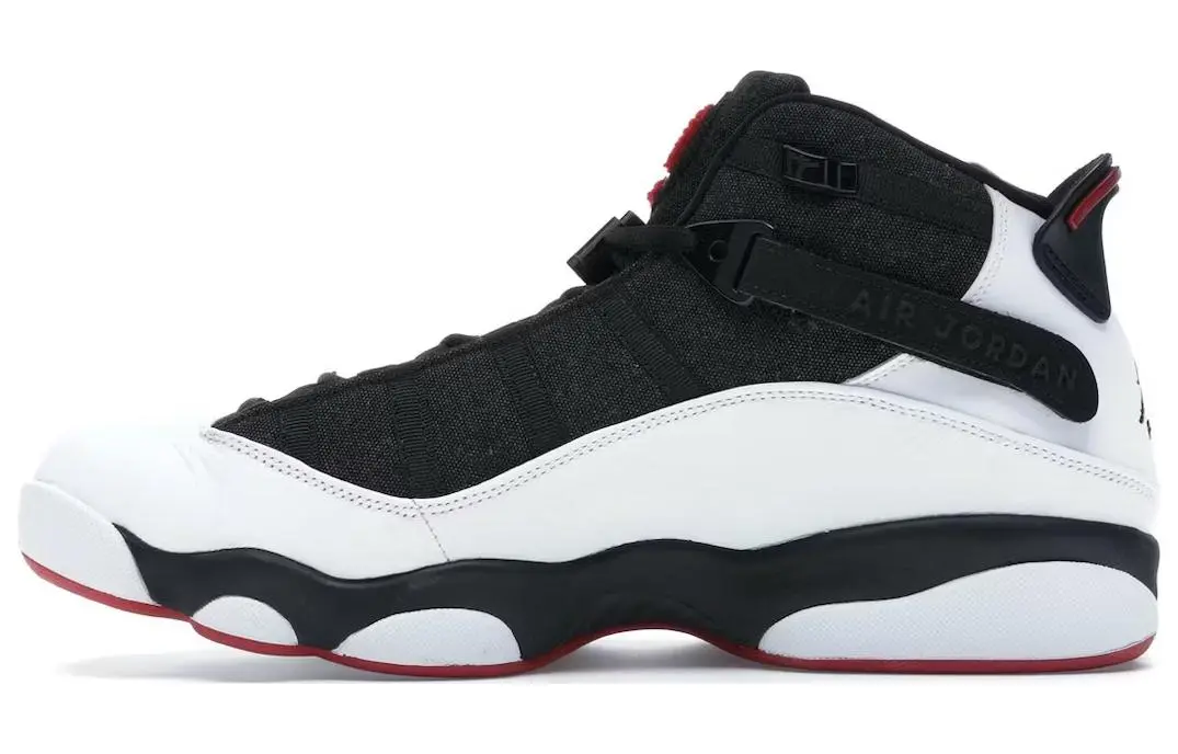 Jordan 6 Rings Black White Gym Red