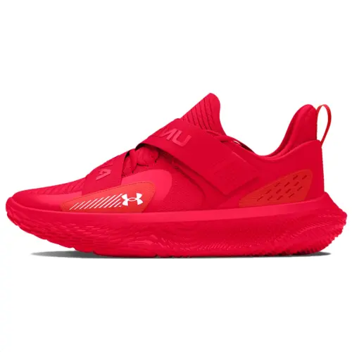 Under Armour Cushioning Slip Resistant Low top Basketball Shoes Unisex Red