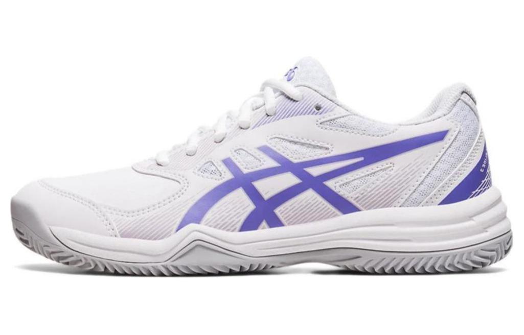 Asics Court Slide 3 Clay Low top Tennis Shoes Women's White Blue