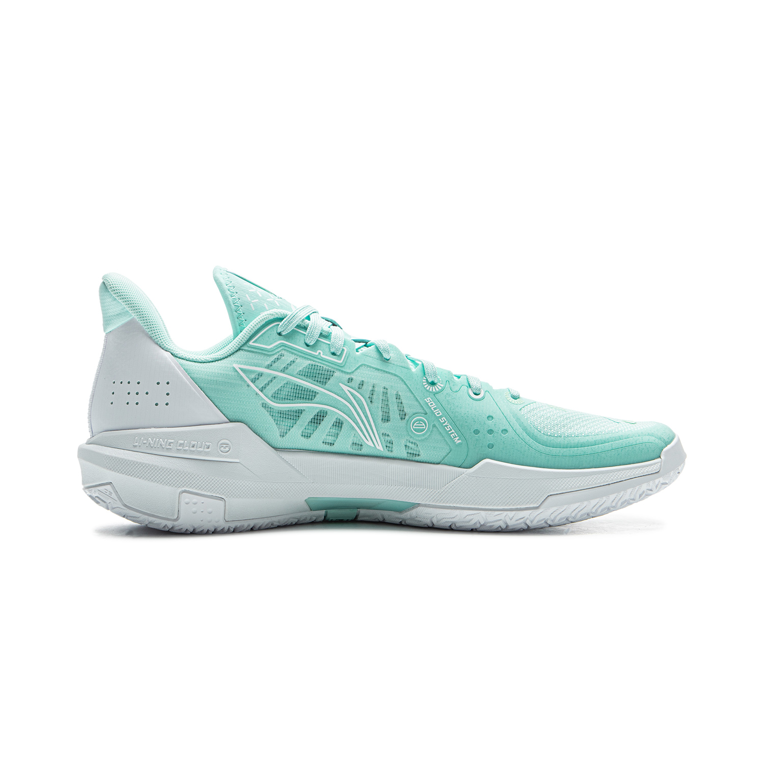 Li Ning Light Speed 3 Low top Basketball Shoes Men’s Island Blue White