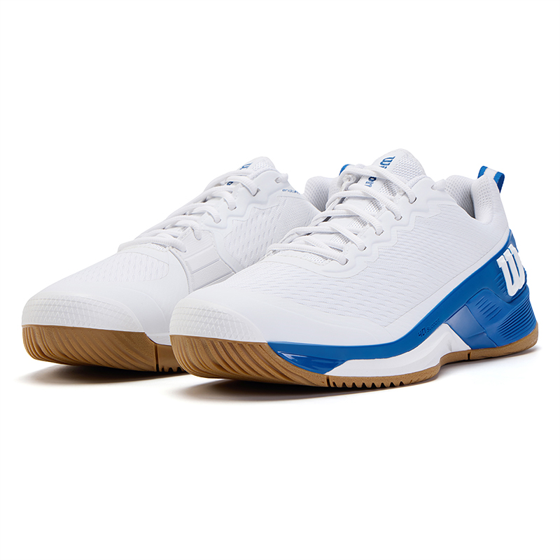 Wilson RUSH PRO 4.5 Comfortable Round Toe Low top Tennis Shoes Men’s White Blue