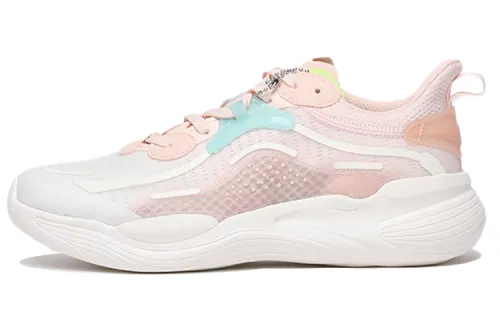 ANTA Variety Training Collection Training Shoes Women's Low Top Ivory Pink/Ivory White