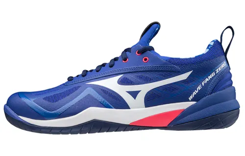 Mizuno Fang Badminton Shoes Unisex Low Top Blue/Pink/White