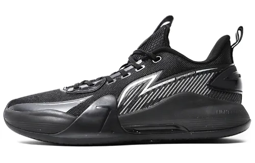 Li Ning Speed 7 Cushioning Slip Resistant Low top Basketball Shoes Men's Black