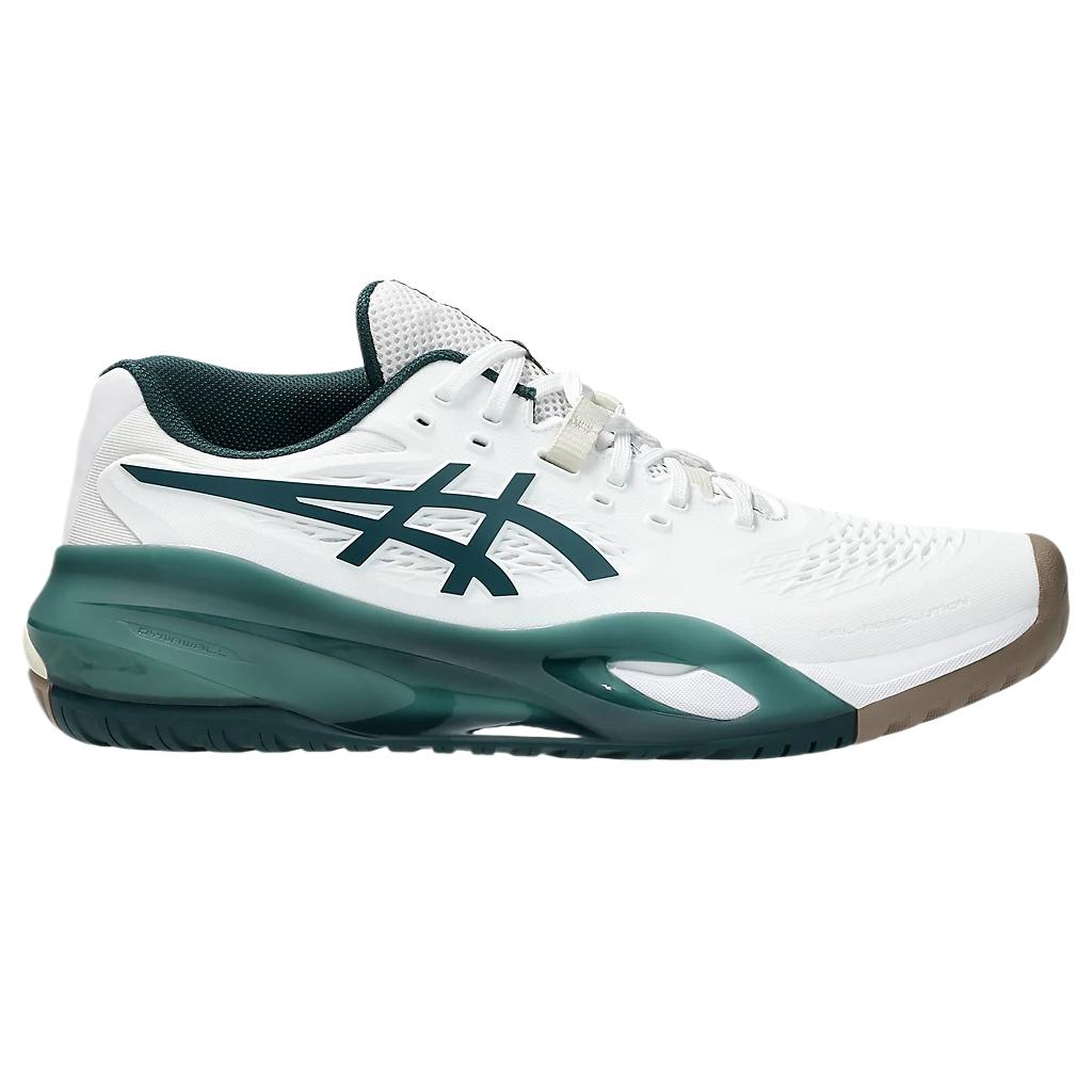 ASICS Gel Resolution X White Saxon Green