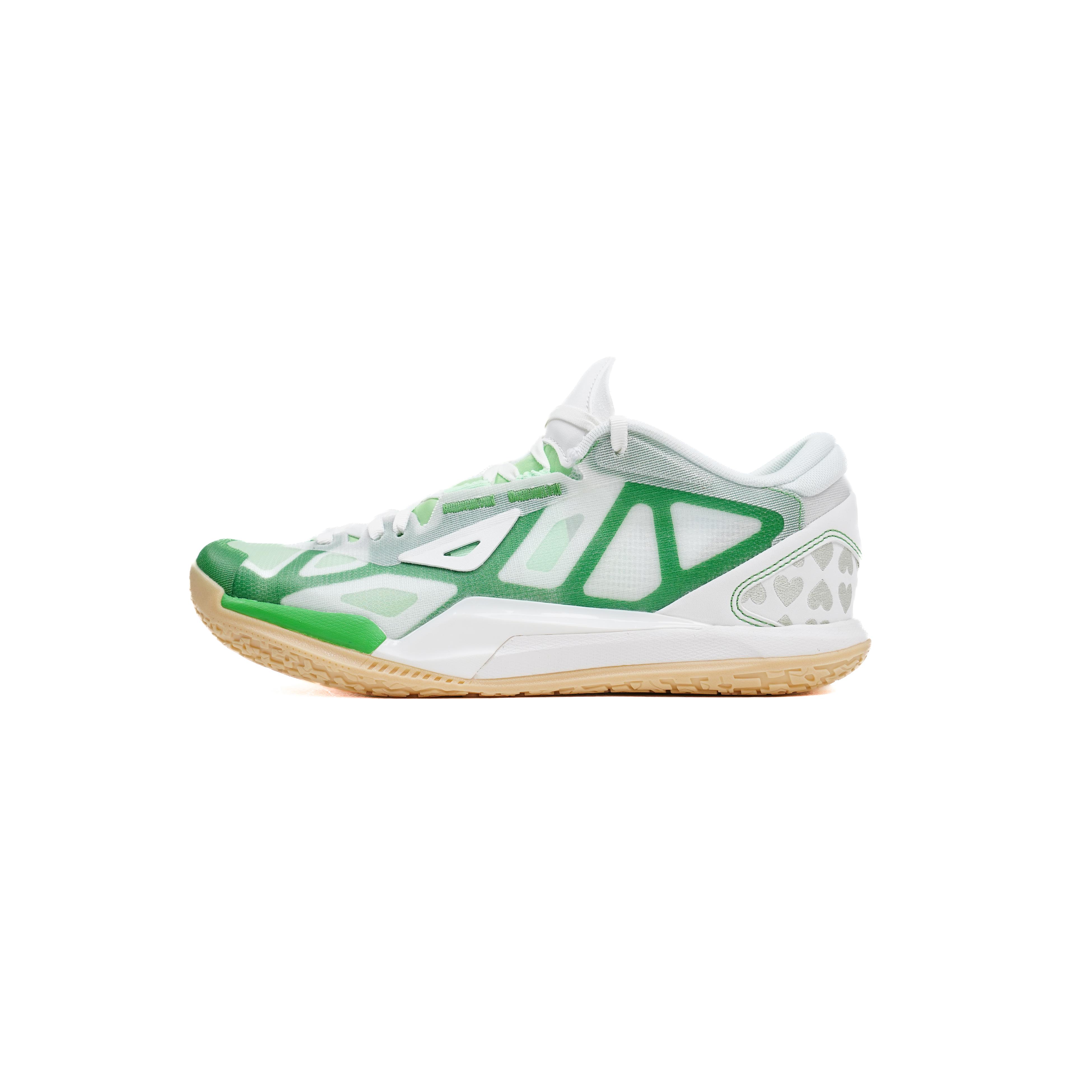 Serious Player Only Game1 Low Lucky Four Leaf Clover Low top Basketball Shoes Men’s White Green