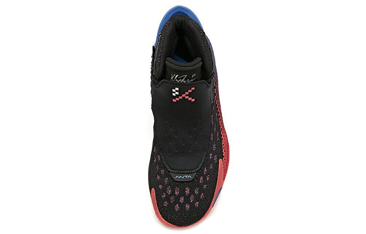 Anta KT5 Abrasion Resistant Breathable High top Basketball Shoes Men’s Red Blue Black