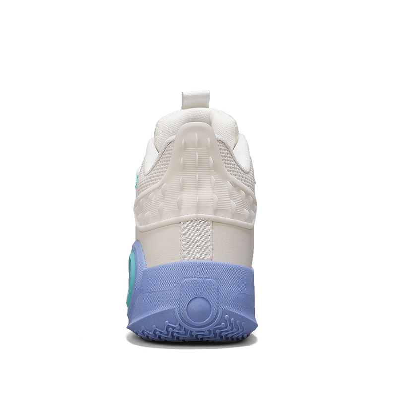 HEIWEILU Muledeer Synthetic Leather Cushioning Slip Resistant High top Basketball Shoes Unisex